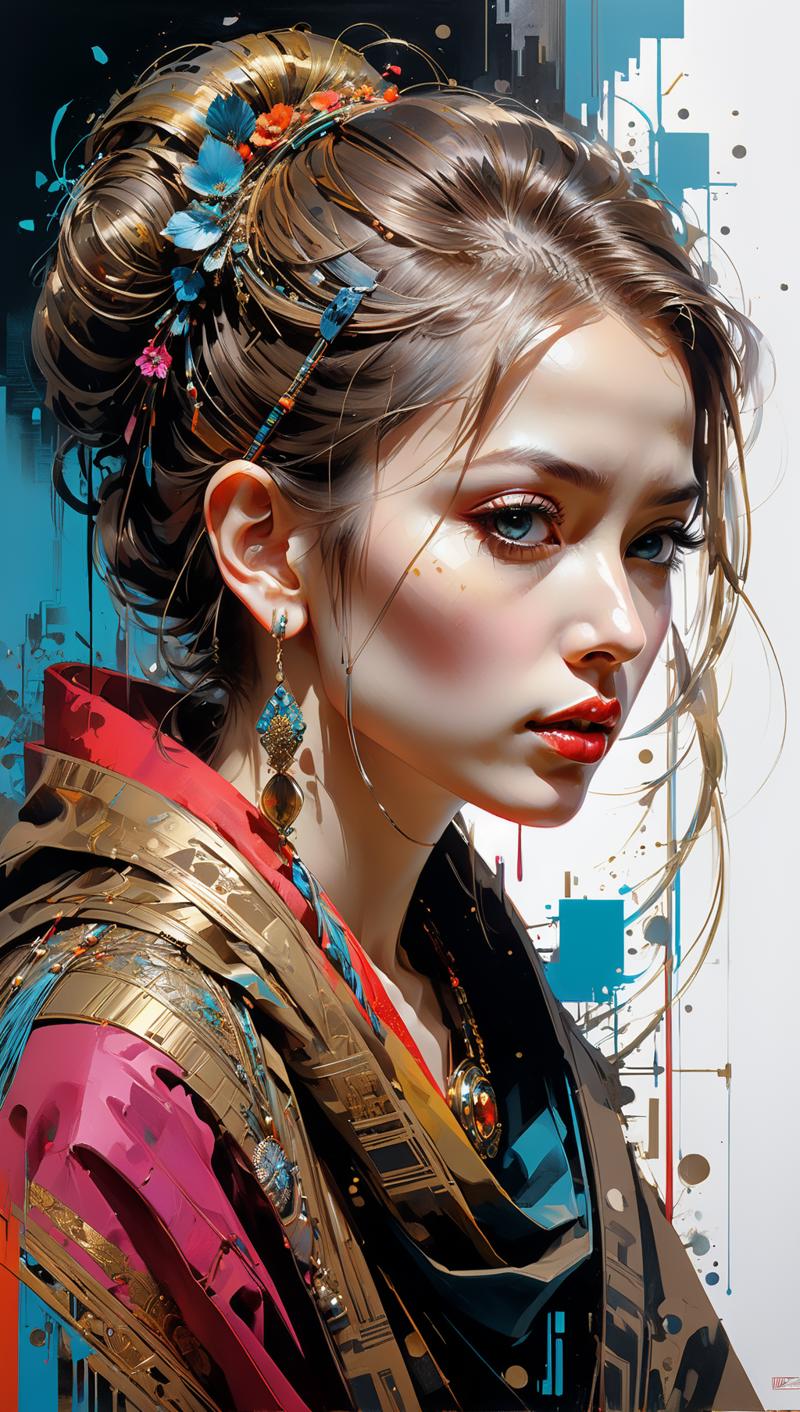 00254-2384884267-Carne Griffiths, Wadim Kashin, Monk, Pino Daeni, the beauty of the future is in the past, a variety of small details in the back.png